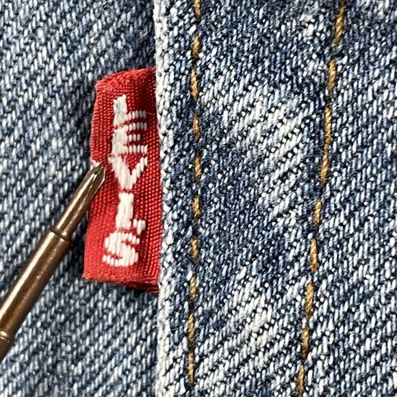 Levis 541 Premium Jeans Mens 36x30 Light Wash Straight Leg Denim - Picture 11 of 11